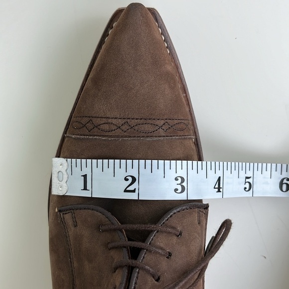 Sena Cowgirl Shoes Leather Pointy Made in Spain Brown EU 38 - Picture 17 of 17